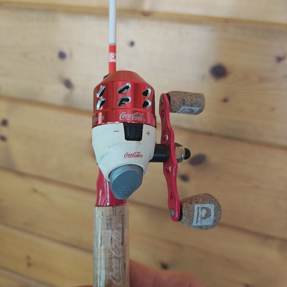Profishiency Tiny Coca Cola Miniature Fishing Rod and Reel 20" 2:5:1 3lbs ZA0